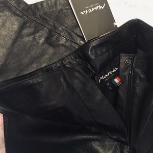 NEW Leather pants women 4 BLACK